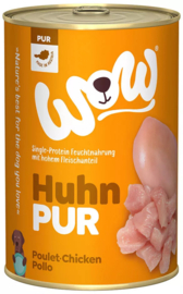 Wow Blikje Puur Kip 400 gram (6 stuks)