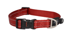 Rogz 4 Dogz Nylon Halsband Rood