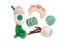 Beeztees Kattenspeelgoed Koffie Toys set | Kattenspeelgoed