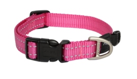 Rogz 4 Dogz Nylon Halsband Roze