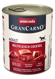 GranCarno Adult Vlees Cocktail 800 gram (6 stuks)