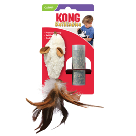KONG refillables Feather Mouse catnip