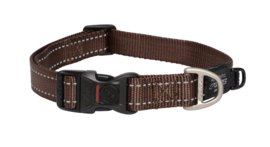 Rogz 4 Dogz Nylon Halsband Bruin