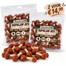 2 x Kip Kluifjes 400 gram