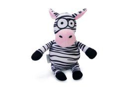 Pluche Zebra Yip klein