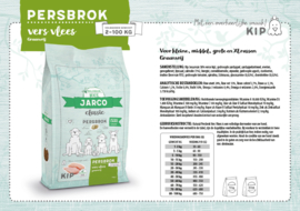 Jarco Classic Persbrok Adult Vers Vlees Kip 4 kg.