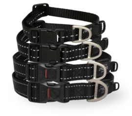 Rogz 4 Dogz Nylon Halsband Zwart