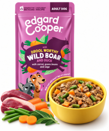 8 x Edgard & Cooper Wild Zwijn 150g | Natvoer Hond