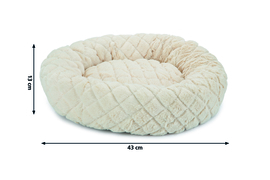 Pluche kattenmand Levisa Beige