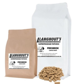 Langhout's Persbrok Lam & Rijst 3 kg.