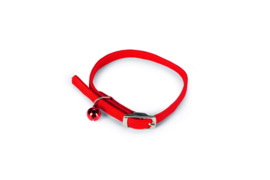Kattenhalsband elastisch rood