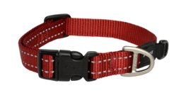 Rogz 4 Dogz Nylon Halsband Rood