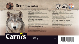 Carnis mini blokjes hert 350 gram.