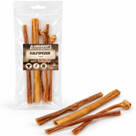 Kalfspezen 20 cm. (4 stuks) | Langhouts Hondensnacks