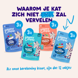 Edgard & Cooper Catch of the Day Multipack 12 x 85 gr. | Natvoer Pouch