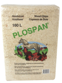 Plospan houtvezel 160 ltr.