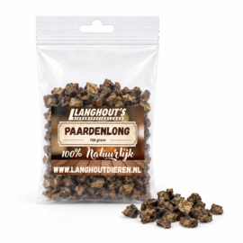 Paardenlong trainers 100 gram | Hypoallergene Hondensnack