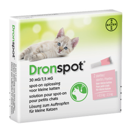 Dronspot kleine kat 2 pipet