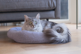 Minus One Kattenmandje Quinty Donkergrijs