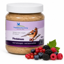 Vogelpindakaas met bosvruchten 4 stuks