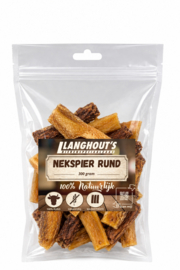 Nekspier Rundvlees 300 gram | Langhouts Hondensnacks