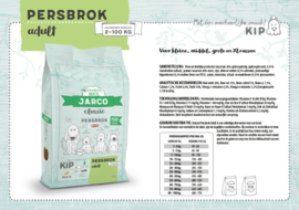 Jarco Classic Persbrok Adult Kip 15 kg.