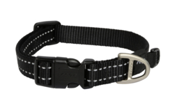 Rogz 4 Dogz Nylon Halsband Zwart