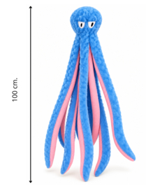 Okkie Octopus Blauw | 100 cm.