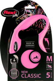 Flexi New Classic Tape M Roze (5 mtr)