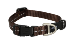 Rogz 4 Dogz Nylon Halsband Bruin