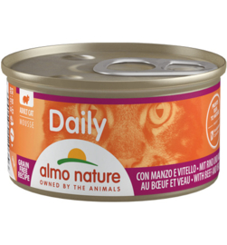 Almo Nature Daily Mousse Rund & Kalf (10 stuks)