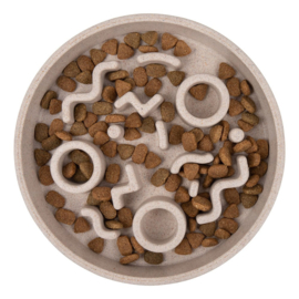 Distrikt 70 Bamboo Slow Feeder Kat Grijs