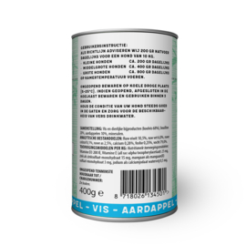 Jarco Blikvoer Vismenu 6x400 gram