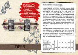 4 x Natural Fresh Meat worst Hert 600 gram