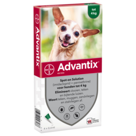 Bayer Advantix Hond 40 4 pipet