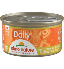 Almo Nature Daily Mousse Kalkoen (10 stuks)