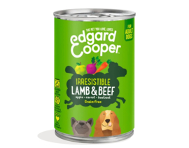 Edgard & Cooper Blikjes Lam & Rund 400 gram. (6 stuks)