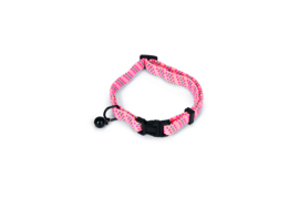 Kattenhalsband Nylon Reflecterend Roze