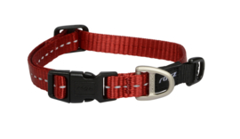 Rogz 4 Dogz Nylon Halsband Rood