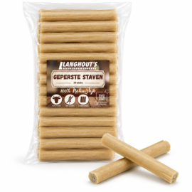 Kauwstang geperst kort 12 cm. (50 stuks)