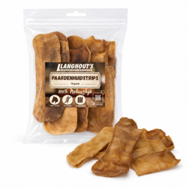 Paardenhuid strips 70 gram.
