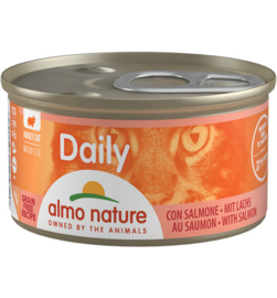 Almo Nature Daily Mousse Zalm (10 stuks)