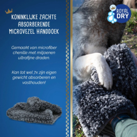 Doggy Dry hondendroogdoek grijs