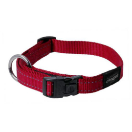 Rogz 4 Dogz Nylon Halsband Rood