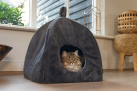 Kattenhuis Moza Antraciet