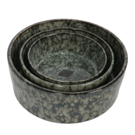 D & D Jasper stenen voerbak green marble