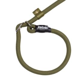 Rebel Petz Training Leash Olijfgroen 140 cm.