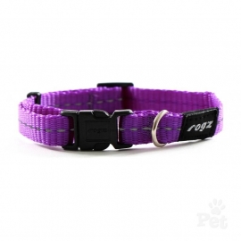 Rogz 4 Dogz Nylon Halsband Paars