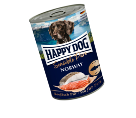 Happy Dog Norway Zeevis 400 gram (4 stuks)