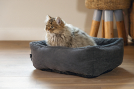 Kattenmandje Moza Antraciet